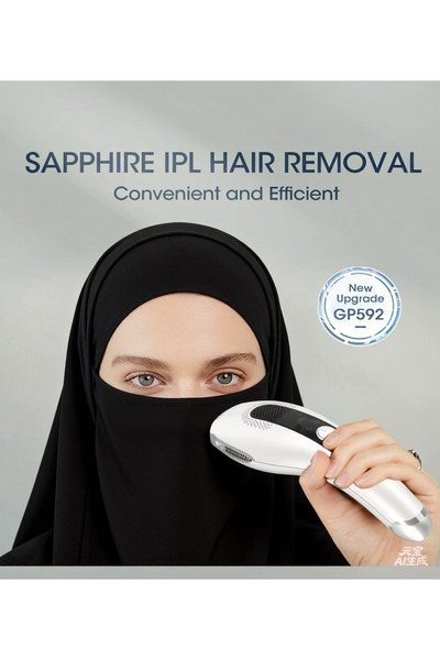 Deess جهاز GP592 لإزالة الشعر بتقنية IPL مع تبريد الثلج - 2 في 1 للاستخدام ال...