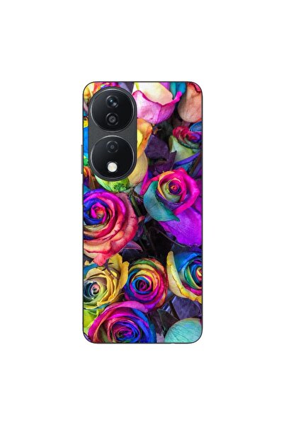 OEM Husa compatibila cu Honor X7b Silicon Gel Tpu Model Trandafiri Colorati