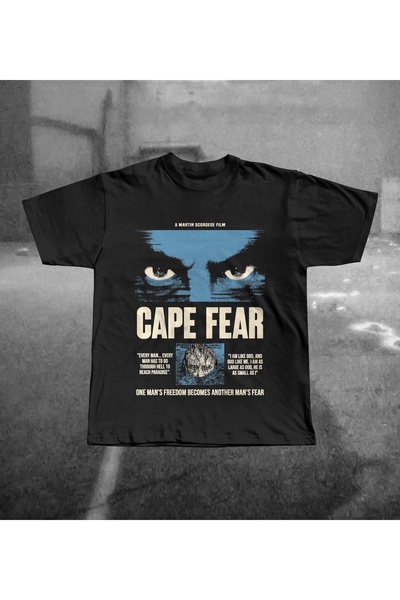 Grafftee Clothing Μπλουζάκι Cape Fear με στάμπα, unisex, oversized