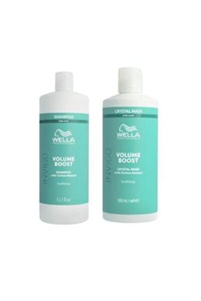 Wella Professionals Pachet pentru Volum Invigo Volume Boost Crystal: Sampon 1...