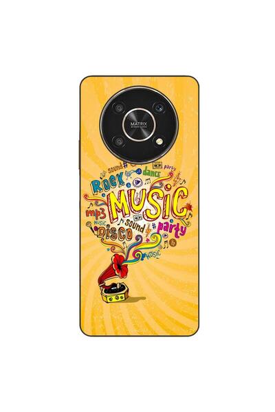 OEM Husa compatibila cu Honor X30 Silicon Gel Tpu Model Muzica la Gramofon