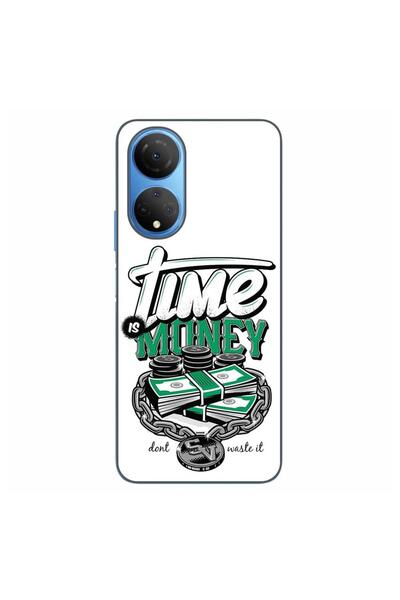 OEM Husa compatibila cu Honor X7 Silicon Gel Tpu Model Mesaj Time Is Money