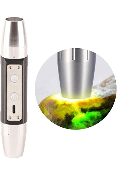 Natudeco Jewelry Flashlight USB Jade Identification Torch Bright Jade Apprais...