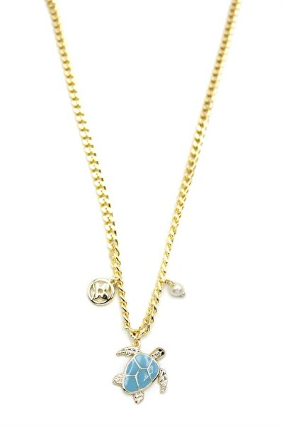 Royaleks Turtle Necklace - Gold
