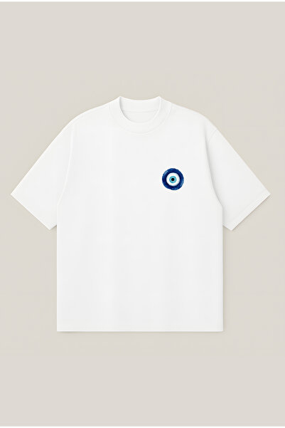 Moon Dancer Tricou unisex cu imprimeu Evil Eye, cu croială supradimensionată,...