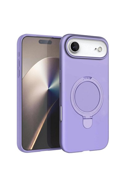Microsonic Apple iPhone 17 Air Compatible Case Aura Stand Magsafe Lilac