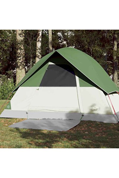 vidaxl Cort de camping cupola pentru 3 persoane, verde, impermeabil