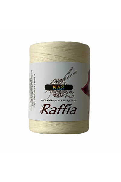 Thezuffy Nas Raffia 100% Natural Raffia Bag Supla Hat Yarn 100 Gr Hand Knitti...