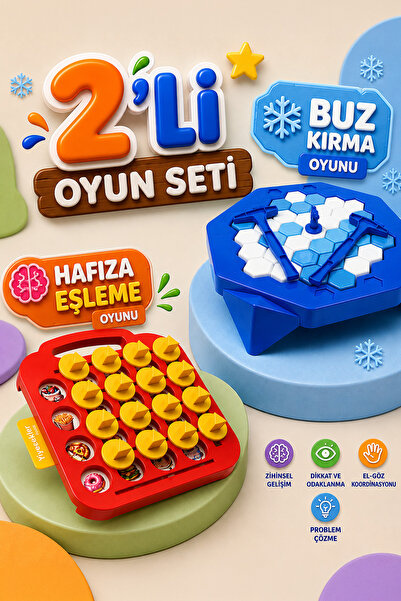 M&H 2'li Oyun Seti Buz Krallığı ve Hafıza Eşleme Oyunu - Eğitici ve Öğretici ...