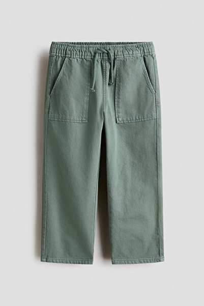 H&M Pamuklu Gabardin Jogger Pantolon