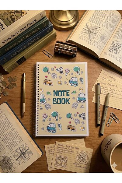miyuki atelier Pinterest A5 50 yp. Çizgili Not Defteri, Kawaii Tasarım Defter