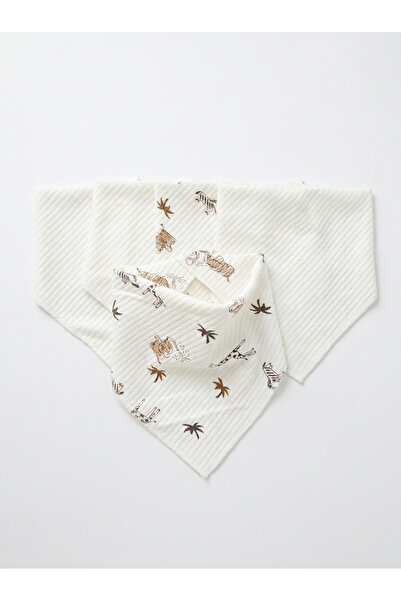 5-Pack Baby Boy Cotton Combed Cotton Bib, Saliva Bib, Baby Scarf