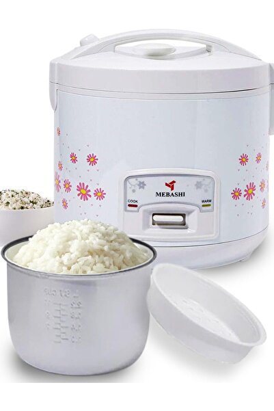 MEBASHI RC722 Electric Rice Cooker with Deluxe Features, Button Control, and ...