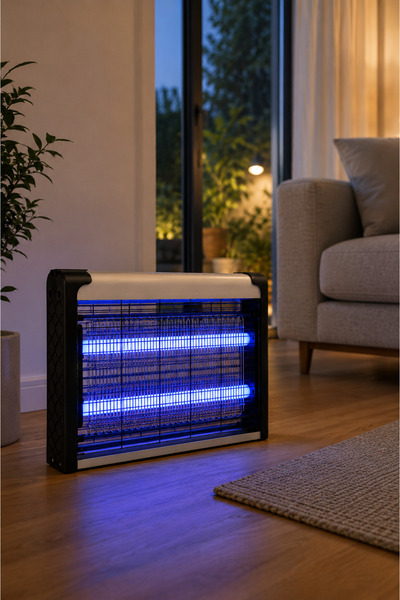 Homnova Elektrikli Sinek Öldürücü UV Işıklı Sivrisinek Kovucu 36 CM Çift Led