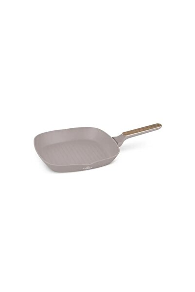 Berlinger Haus Τηγάνι Γκριλιέρα 28 cm από Αλουμίνιο, Taupe Nordic Collection ...