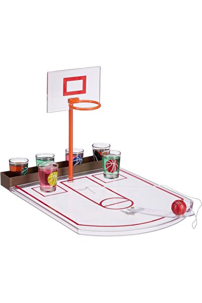 SKY LAND Basketball Drinking Game TMX-029 Fun Party Game with 6 Shot Glasses,...