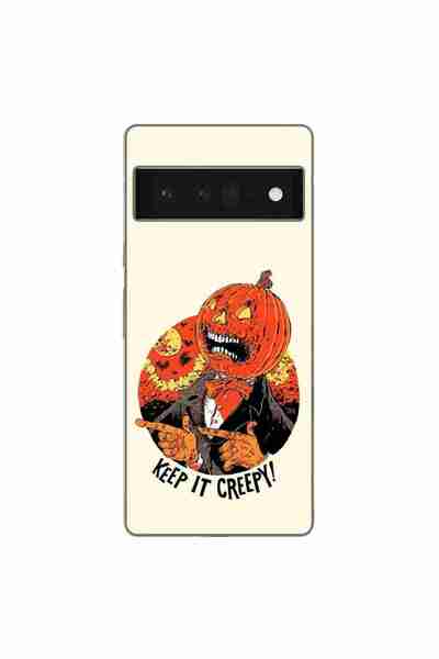 OEM Husa compatibila cu Google Pixel 6 Pro Silicon Gel Tpu Model Halloween Ke...