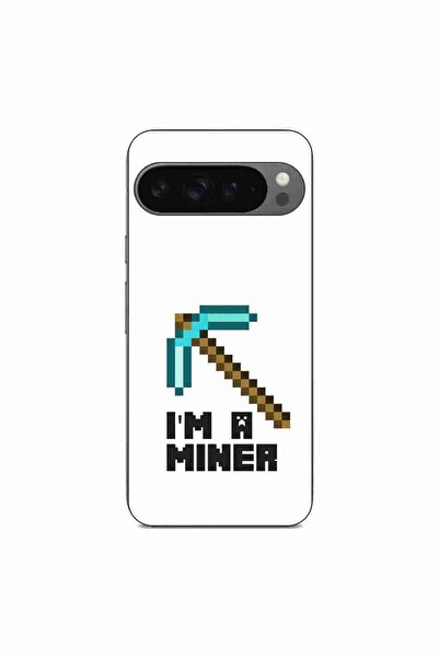 OEM Husa compatibila cu Google Pixel 9 Pro XL Silicon Gel Tpu Model Minecraft...