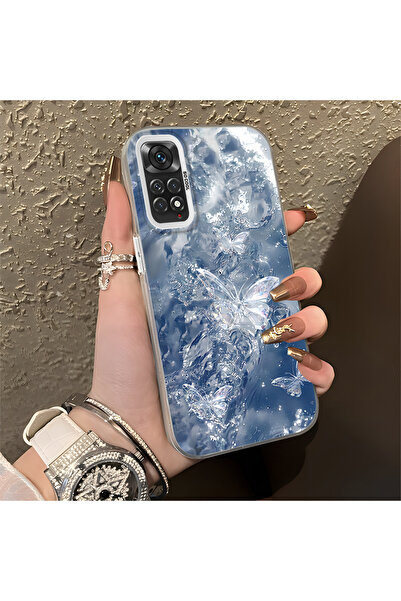 CASEVIBE Redmi Note 12S Uyumlu Güzel kelebek desenli dayanıklı düşmeye karşı ...