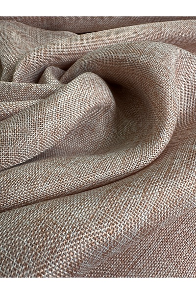 oskatekstil Polyester Keten Kumaş EN 140 cm Fon Perdelik Döşemelik Runner Çan...