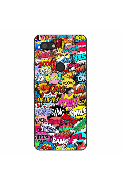 OEM Husa compatibila cu Google Pixel 3A Silicon Gel Tpu Model Pop Art Pow Wow...