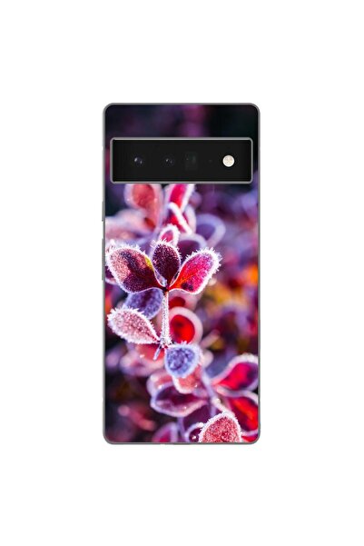 OEM Husa compatibila cu Google Pixel 6 Pro Silicon Gel Tpu Model Flori Inghetate
