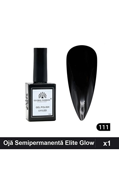 global fashion Ojă Semipermanentă Elite Glow 15ml, Gel Polish UV/LED Manichiură