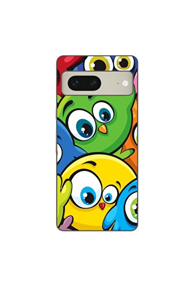 OEM Husa compatibila cu Google Pixel 7 Silicon Gel Tpu Model Bufnite Colorate