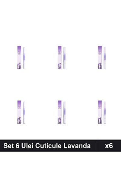 NAİLS Set 6 Uleiuri Cuticule Stilou Lavanda, Îngrijire Unghii, Manichiura Pro...