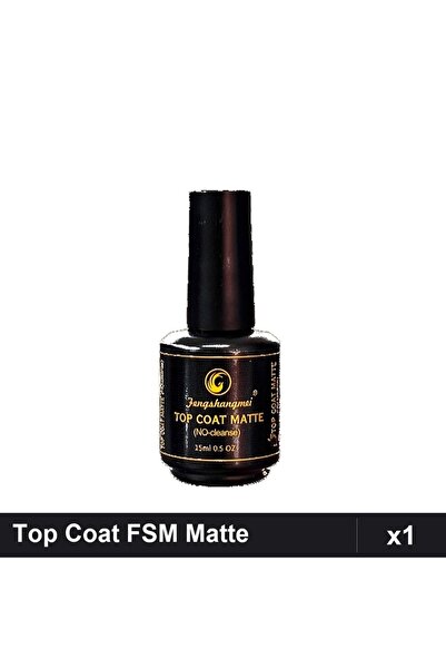 FSM Top Coat Matte 1 Bucată, Finisaj Mat Profesional Manichiură