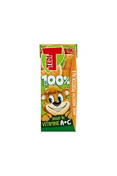 TEDİ Suc de portocale, morcovi și mere, 0,2 L