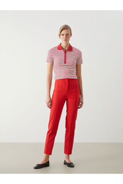 LC Waikiki Nevavm Slim Fit Women's Trousers with a Difference