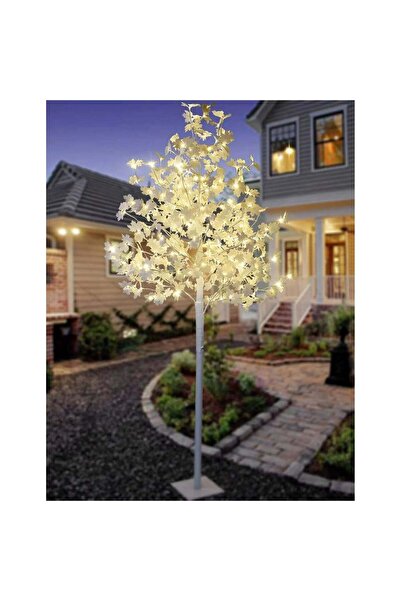 OEM Decorative maple tree 1.80m with 128 LED warm light