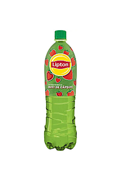 Lipton Ice Tea, Drink with Green Tea Extract and Strawberry Juice, Pet, 1.5L