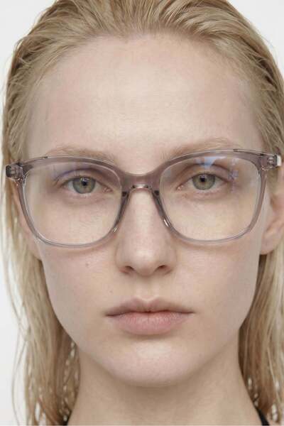 Bilge Karga Carolyn Nude Leopard Blue Light Protective Glasses
