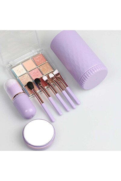 Yallabena Portable Makeup Brush Set for Women – Soft Nano Fiber Cosmetic Brus...