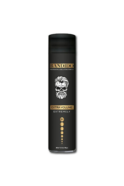 BANDİDO Spray de păr cu fixare foarte puternică - Negru 400 ml
