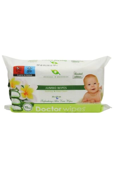 Doctor Servetele Umede, Doctor, Jumbo 72 buc Aloe Vera, Bibilel