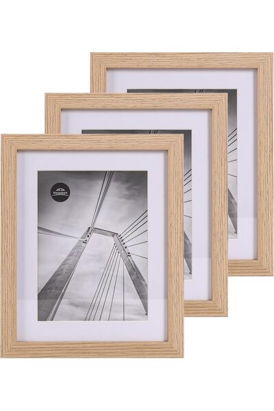 Lincoolart Picture Frame 20 x 25 cm Wood Photo Frame, MDF Frame with Acrylic ...