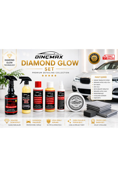 Dinçmax Diamond Glow Set - Güneş Yanığı Giderici