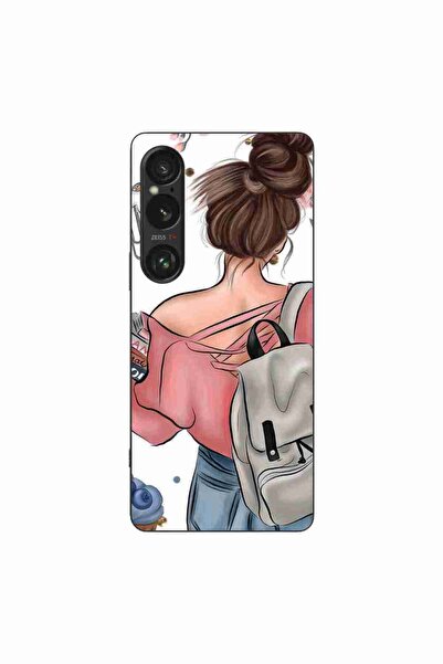 OEM Husa compatibila cu Sony Xperia 1 VI Silicon Gel Tpu Model Girl Fashion S...