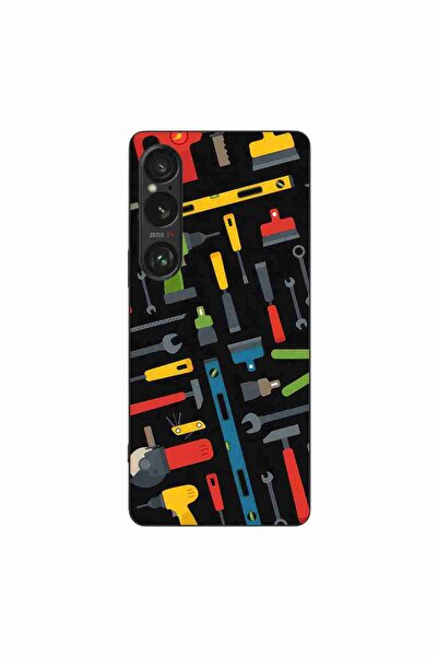 OEM Husa compatibila cu Sony Xperia 1 VI Silicon Gel Tpu Model Unelte Pattern