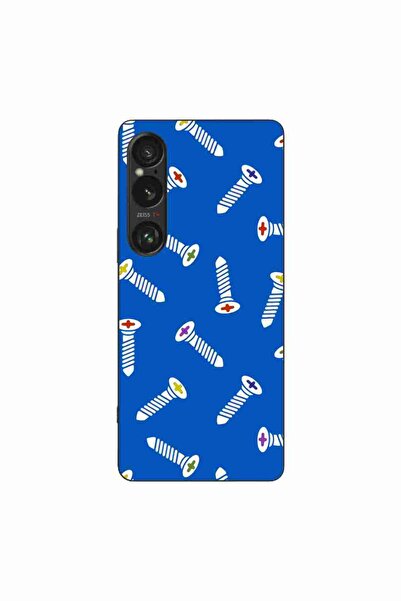 OEM Калъф, съвместим със Sony Xperia 1 VI, силиконов гел TPU модел с шарка на...