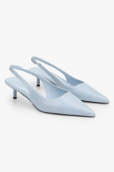Shoeberry Stiletto cu toc mini Kate Bebe Blue Skin pentru femei