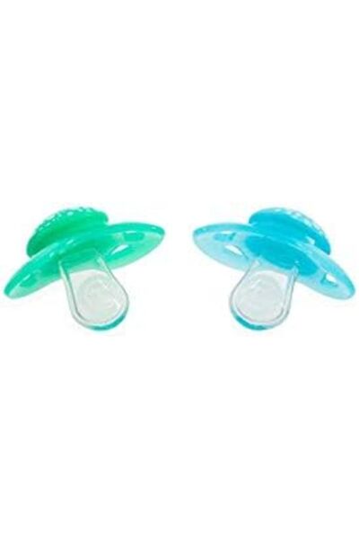 Yıldızan Nzr Beautestore Silicone Pacifier Set of 2 Blue Green 0-6 Months 202...