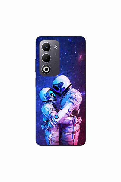 OEM Θήκη συμβατή με Oppo A5, από σιλικόνη gel TPU, μοντέλο Ζευγάρι Αστροναύτες