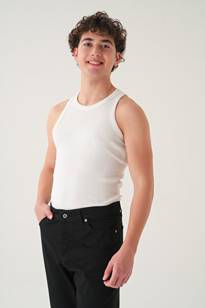 Gambocci Slim Fit Atlet | Triko Kumaş T-shirt Erkek
