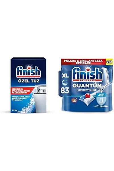 Yıldızan Nzr Beautestore Dishwasher Salt (1 X 1500 g) and Finish Quantum 83 C...