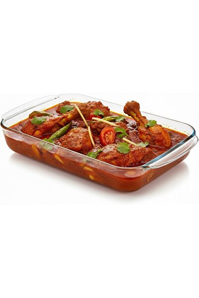 3Diamonds Glass Baking Dish 2-L for Cooking, Baking and Roasting, Borosilicat...