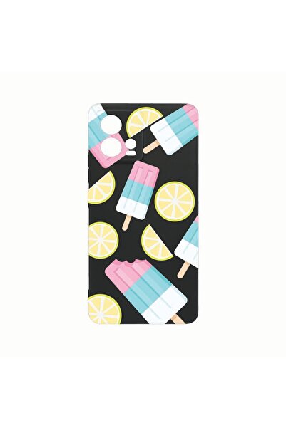 bestcase Силиконов калъф, съвместим с Motorola Edge 30 Fusion, Цвят  "Сладоле...